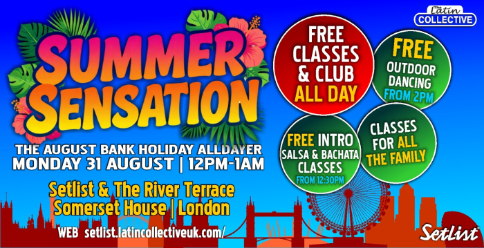 THE SUMMER SENSATION (AUGUST) BANK HOLIDAY ALLDAYER